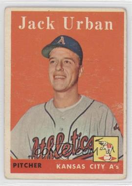 1958 Topps - [Base] #367 - Jack Urban [Good to VG‑EX]