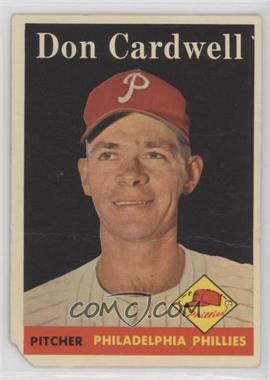 1958 Topps - [Base] #372 - Don Cardwell [COMC RCR Poor]