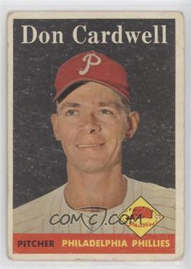 1958 Topps - [Base] #372 - Don Cardwell [Poor to Fair]