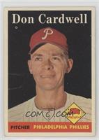 Don Cardwell [COMC RCR Poor]