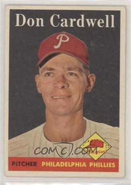 1958 Topps - [Base] #372 - Don Cardwell