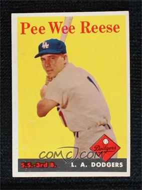 1958 Topps - [Base] #375 - Pee Wee Reese