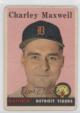 1958 Topps - [Base] #380 - Charlie Maxwell [Good to VG‑EX]