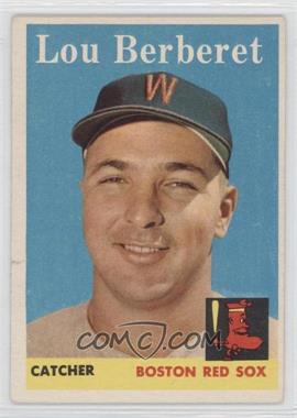 1958 Topps - [Base] #383 - Lou Berberet [Noted]