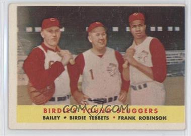 1958 Topps - [Base] #386 - Birdie's Young Sluggers (Ed Bailey, Birdie Tebbetts, Frank Robinson)