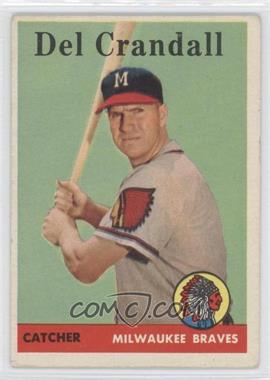 1958 Topps - [Base] #390 - Del Crandall [Good to VG‑EX]