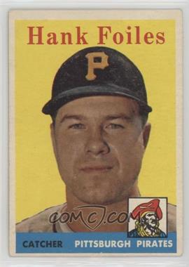 1958 Topps - [Base] #4 - Hank Foiles