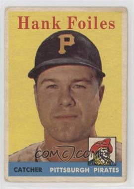 1958 Topps - [Base] #4 - Hank Foiles