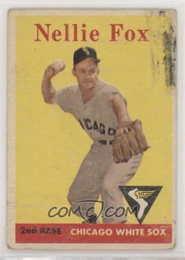 1958 Topps - [Base] #400 - Nellie Fox [Poor to Fair]