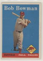 Bob Bowman [Poor to Fair]