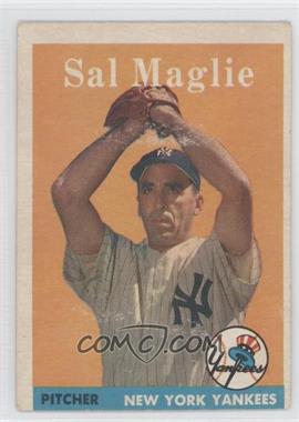 1958 Topps - [Base] #43 - Sal Maglie [Good to VG‑EX]