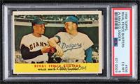 Rival Fence Busters (Willie Mays, Duke Snider) [PSA 6 EX‑MT]