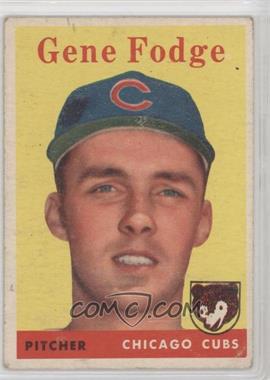 1958 Topps - [Base] #449 - Gene Fodge [Noted]