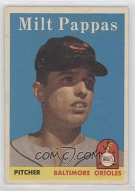 1958 Topps - [Base] #457 - Milt Pappas