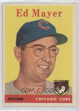 1958 Topps - [Base] #461 - Ed Mayer