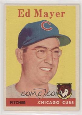 1958 Topps - [Base] #461 - Ed Mayer