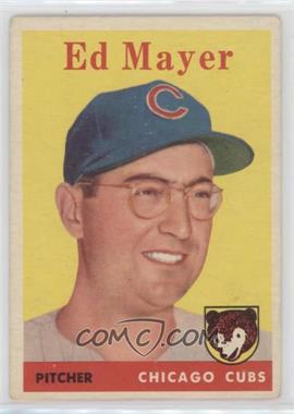 1958 Topps - [Base] #461 - Ed Mayer