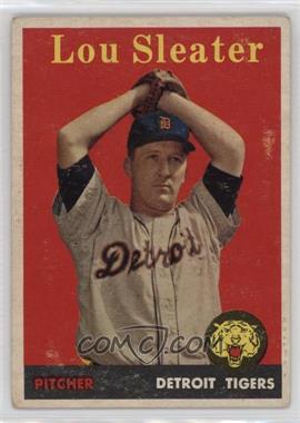 1958 Topps - [Base] #46.2 - Lou Sleater (Player Name in Yellow)