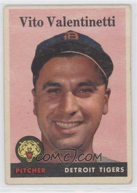 1958 Topps - [Base] #463 - Vito Valentinetti [Good to VG‑EX]