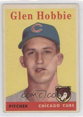 1958 Topps - [Base] #467 - Glen Hobbie [Good to VG‑EX]