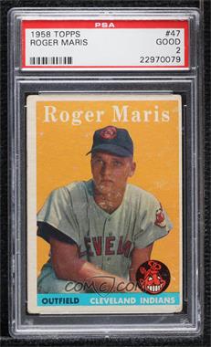 1958 Topps - [Base] #47 - Roger Maris [PSA 2 GOOD]