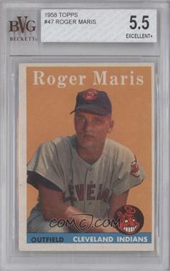 1958 Topps - [Base] #47 - Roger Maris [BVG 5.5 EXCELLENT+]