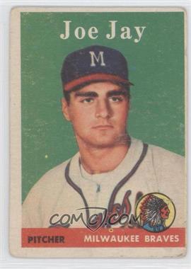 1958 Topps - [Base] #472 - Joey Jay [Good to VG‑EX]