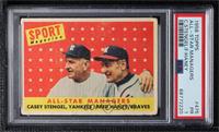 All-Star Managers (Casey Stengel, Fred Haney) [PSA 1 PR]