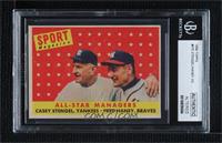 All-Star Managers (Casey Stengel, Fred Haney) [BGS Authentic Altered]