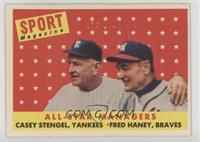 All-Star Managers (Casey Stengel, Fred Haney) [Poor to Fair]