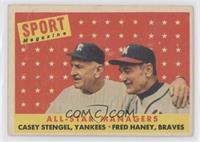 All-Star Managers (Casey Stengel, Fred Haney) [Good to VG‑EX]