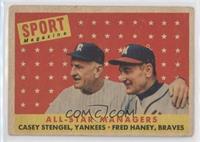 All-Star Managers (Casey Stengel, Fred Haney) [Good to VG‑EX]
