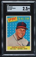 Sport Magazine '58 All Star Selection - Stan Musial [SGC 2.5 GOOD+]