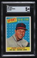 Sport Magazine '58 All Star Selection - Stan Musial [SGC 5 EX]