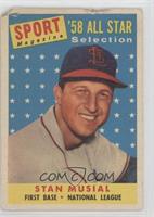 Sport Magazine '58 All Star Selection - Stan Musial [Poor to Fair]