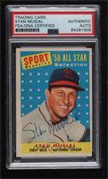 Sport Magazine '58 All Star Selection - Stan Musial [PSA Authentic PS…