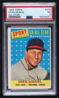Sport Magazine '58 All Star Selection - Stan Musial [PSA 3 VG]