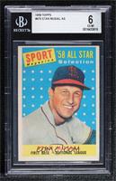 Sport Magazine '58 All Star Selection - Stan Musial [BGS 6 EX‑M…