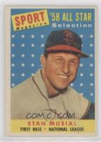 Sport Magazine '58 All Star Selection - Stan Musial [Poor to Fair]