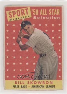 1958 Topps - [Base] #477 - Sport Magazine '58 All Star Selection - Moose Skowron [Altered]