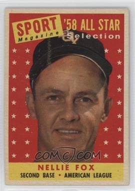 1958 Topps - [Base] #479 - Sport Magazine '58 All Star Selection - Nellie Fox