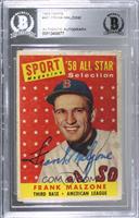 Sport Magazine '58 All Star Selection - Frank Malzone [BAS Authentic]