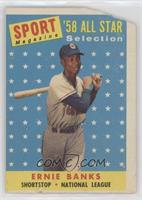 Sport Magazine '58 All Star Selection - Ernie Banks [Poor to Fair]
