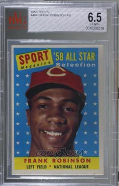 1958 Topps - [Base] #484 - Sport Magazine '58 All Star Selection - Frank Robinson [BVG 6.5 EX‑MT+]