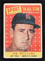 Sport Magazine '58 All Star Selection - Ted Williams [Poor to Fair]