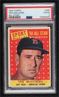 Sport Magazine '58 All Star Selection - Ted Williams [PSA 2 GOOD]