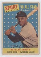 Sport Magazine '58 All Star Selection - Willie Mays [Good to VG‑…
