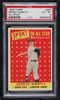 Sport Magazine '58 All Star Selection - Mickey Mantle [PSA 6 EX‑…