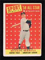 Sport Magazine '58 All Star Selection - Mickey Mantle [Good to VGR…
