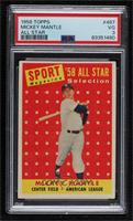 Sport Magazine '58 All Star Selection - Mickey Mantle [PSA 3 VG]